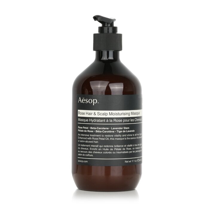 Aesop Rose Hair & Scalp Moisturising Masque (For All Hair Types) 500ml