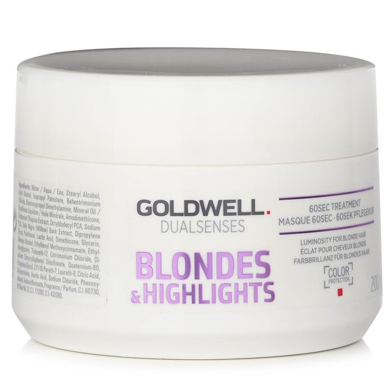 Goldwell Dual Senses Blondes & Highlights 60SEC Treatment (Luminosity For Blonde Hair) 200ml