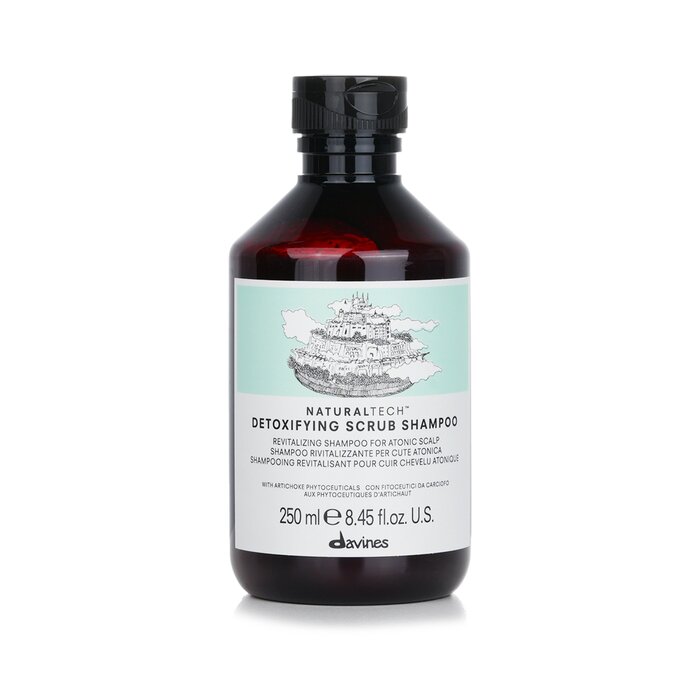 Davines Natural Tech Detoxifying Scrub Shampoo (For Atonic Scalp) 250ml