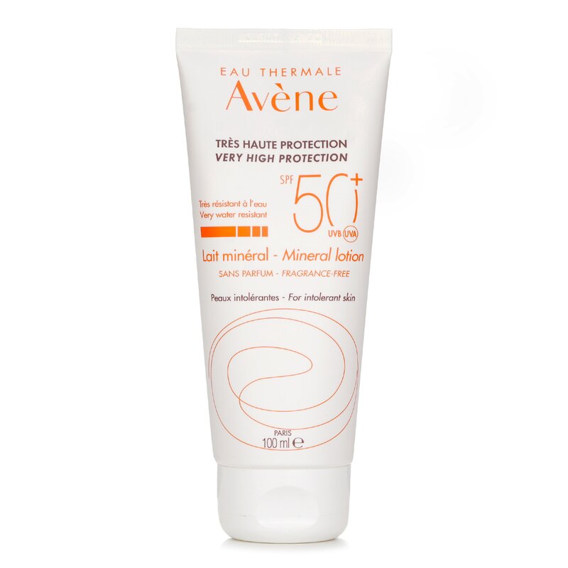 Avene Very High Protection Mineral Lotion SPF 50+ (For Intolerant Skin) 100ml