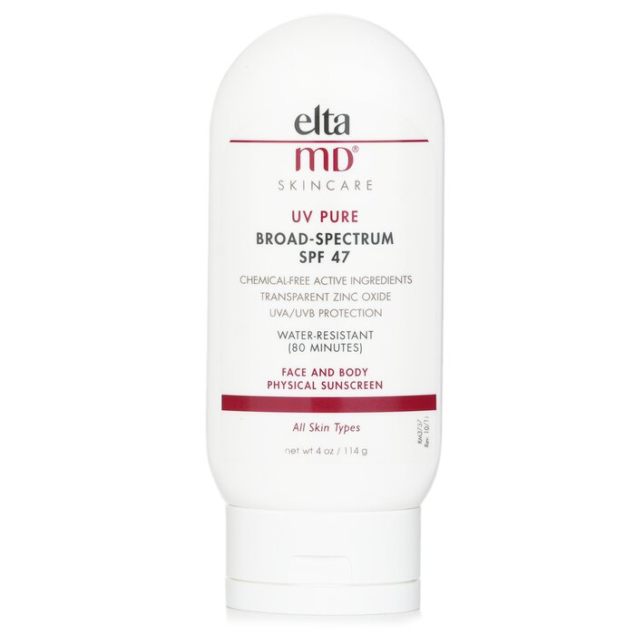 EltaMD UV Pure Water-Resistant Face & Body Physical Sunscreen SPF 47 114g