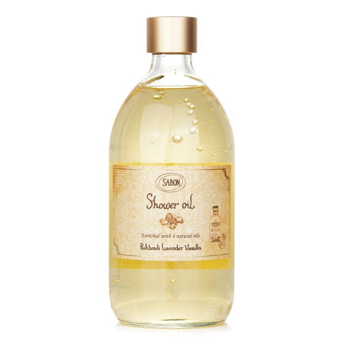 Sabon Shower Oil - Patchouli Lanvender Vanilla 500ml