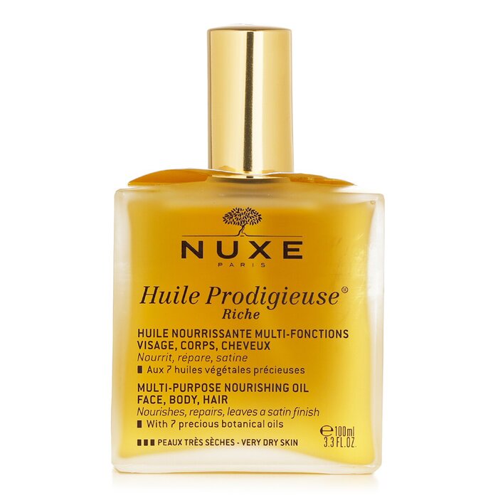 Nuxe Huile Prodigieuse Riche Multi-Purpose Nourishing Oil - For Very Dry Skin 100ml