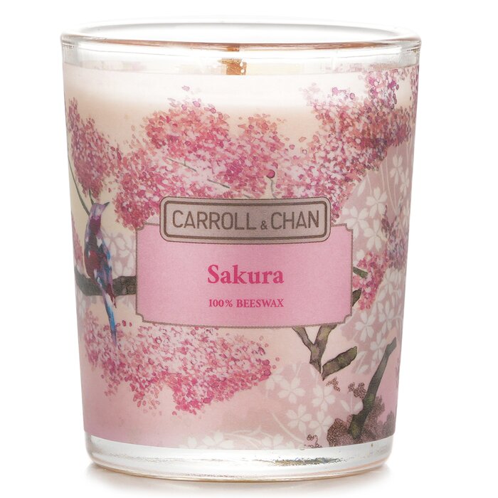 Carroll & Chan 100% Beeswax Votive Candle - Sakura 65g