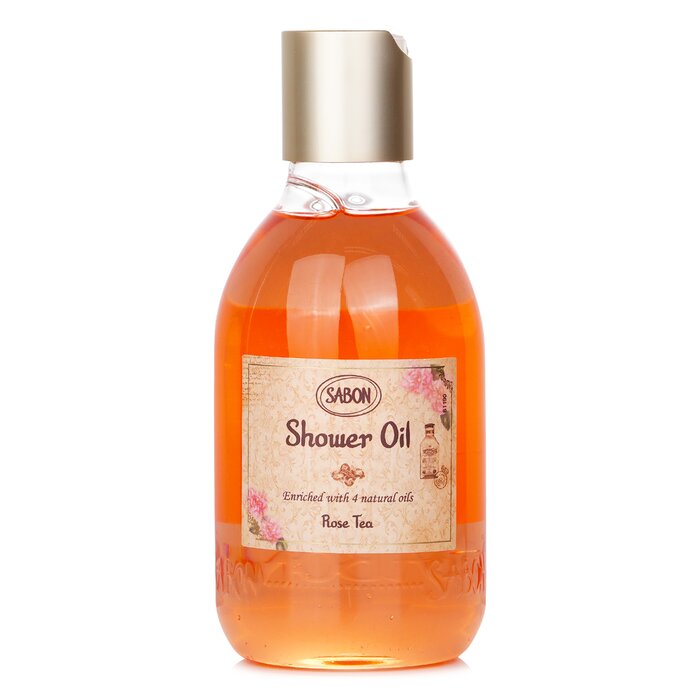Sabon Shower Oil - Rose Tea (Plastic Bottle) 300ml