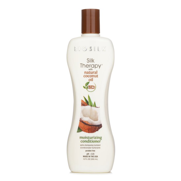 BioSilk Silk Therapy with Coconut Oil Moisturizing Conditioner 355ml