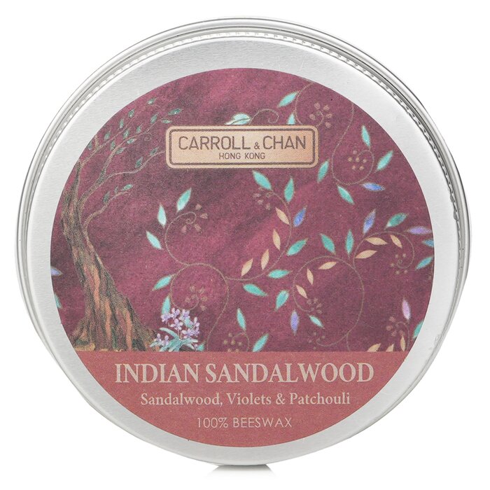 Carroll & Chan 100% Beeswax Mini Tin Candle -