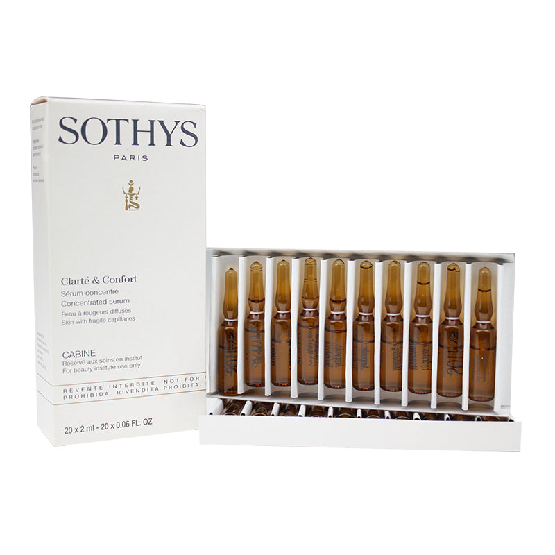 Sothys Clarté & Confort Concentrated Serum Ampoules 2ml x 20Amp