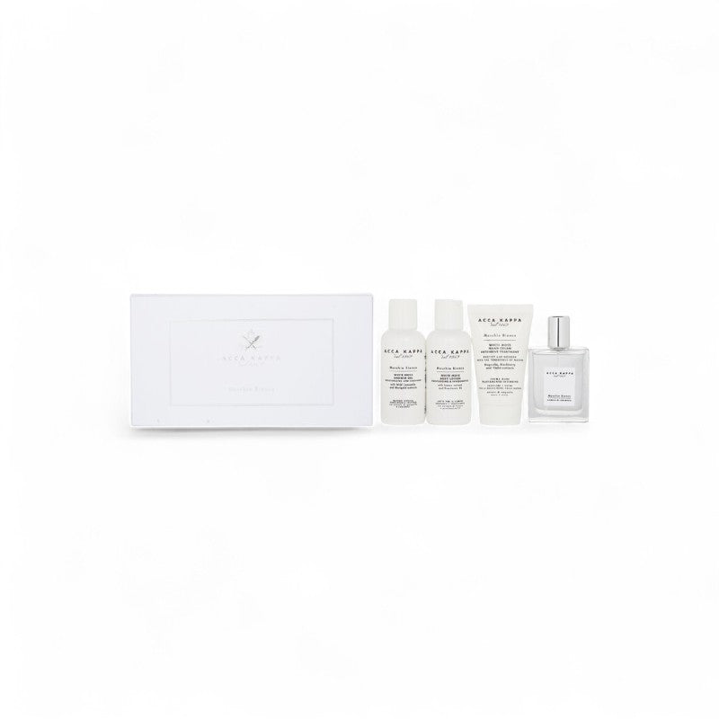 Acca Kappa White Moss Gift Set: 1x Eau De Cologne Spray 50ml, 1x Shower Gel 100ml, 1x Body Lotion 100ml, 1x Hand Cream 75ml 008898 4PCS