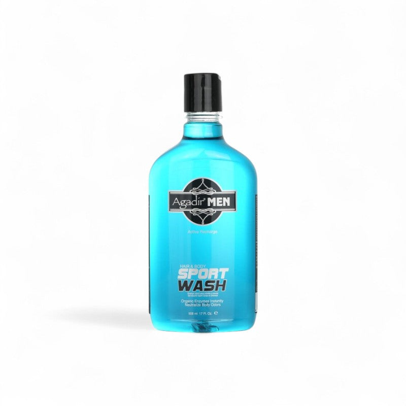 Agadir Argan Oil Agadir Men Active Recharge Hair & Body Sport Wash 008127 508ml/17oz