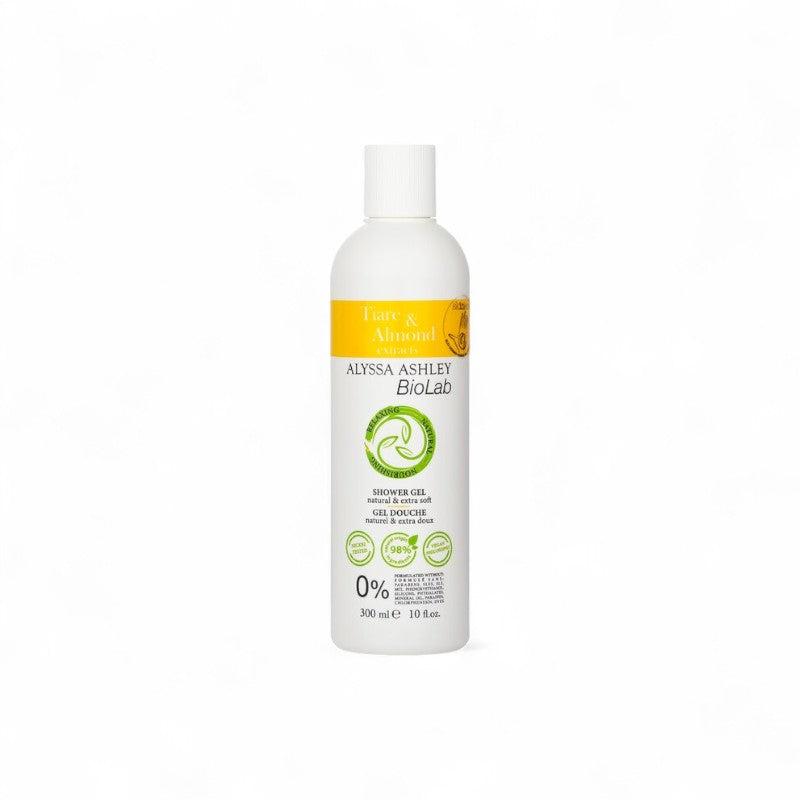 Alyssa Ashley Biolab Tiarè & Almond Shower Gel 975107 300ml/10oz