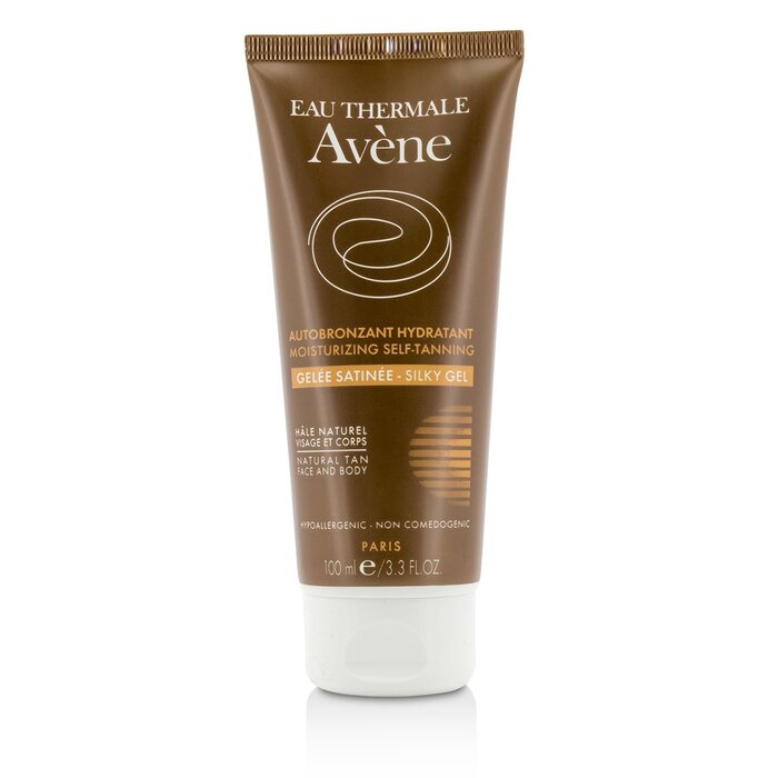 Avene Moisturizing Self-Tanning Silky Gel For Face & Body - For Sensitive Skin 07304 100ml/3.3oz