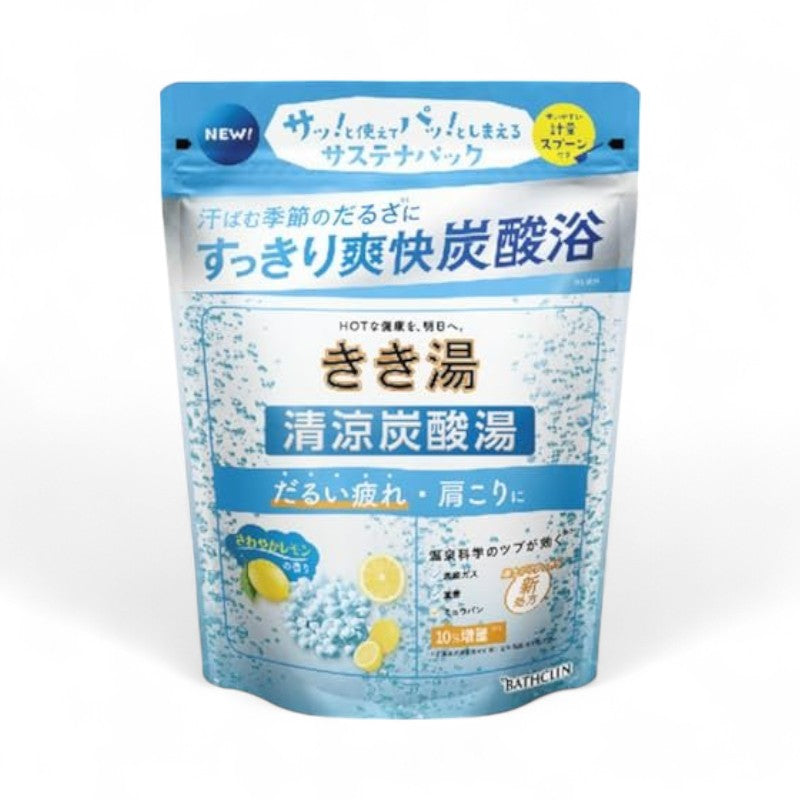 BATHCLIN Kikiyu Carbonated Water Bath Salt Refreshing Lemon - 360g