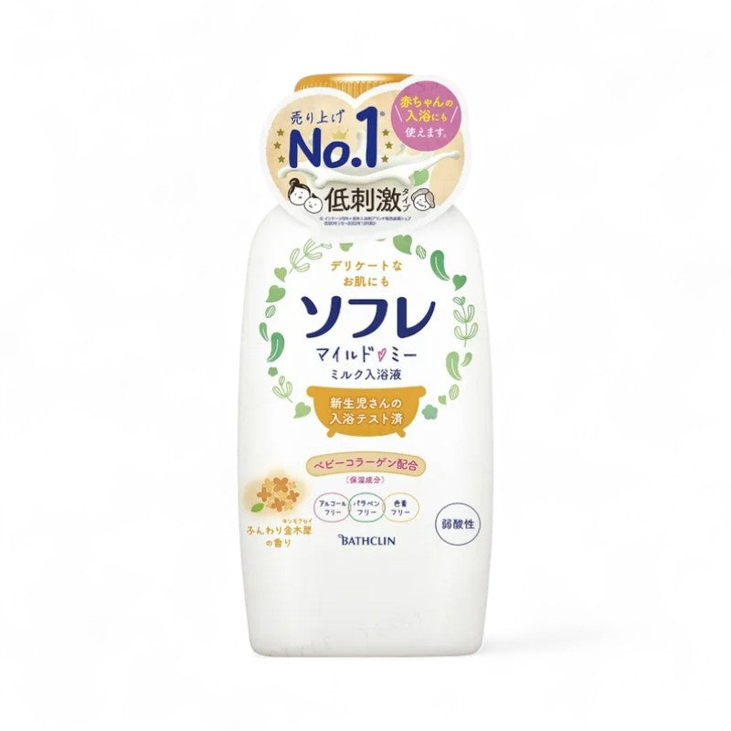 BATHCLIN Sofre Mild Me Milk Bath Liquid Soft Osmanthus 720ml