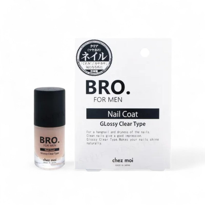 BRO. FOR MEN Nail Coat Glossy Clear Type 4ml