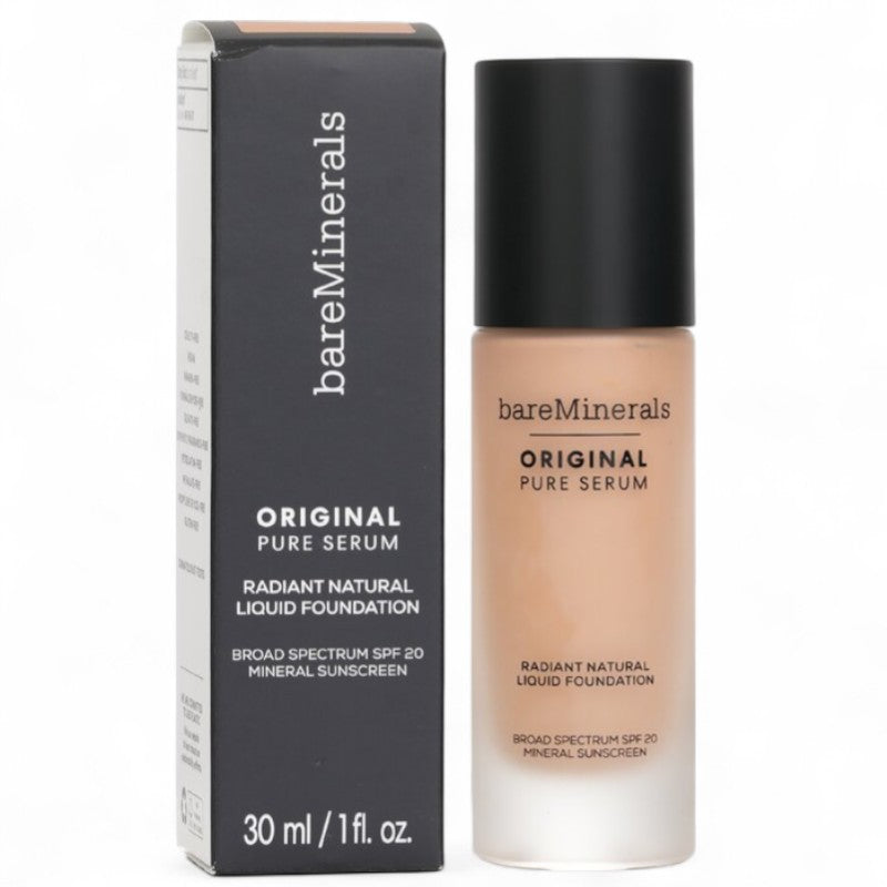 BareMinerals Original Pure Serum Radiant Natural Liquid Foundation Mineral SPF 20 -