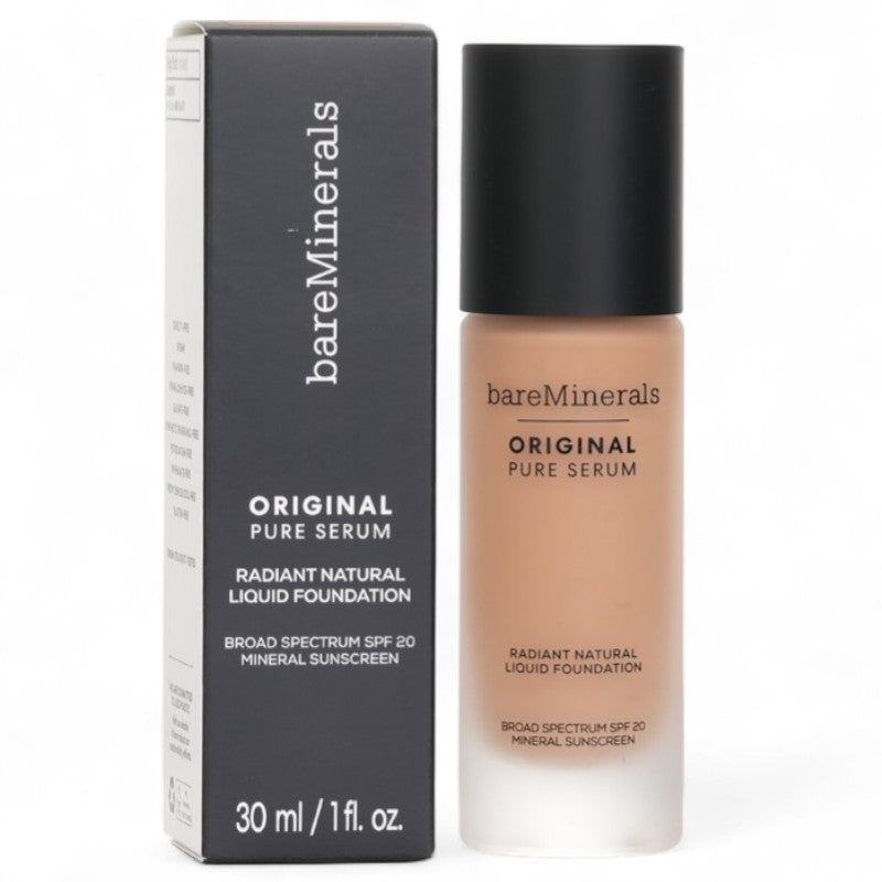 BareMinerals Original Pure Serum Radiant Natural Liquid Foundation Mineral SPF 20 -