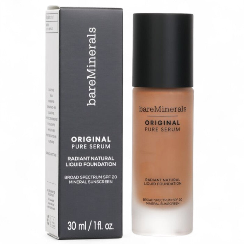 BareMinerals Original Pure Serum Radiant Natural Liquid Foundation Mineral SPF 20 -