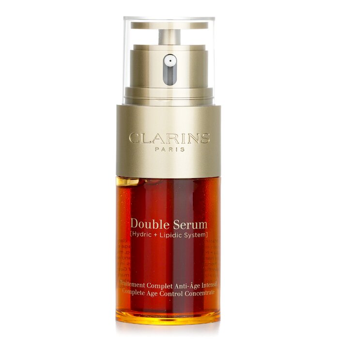 Clarins Double Serum (Hydric + Lipidic System) Complete Age Control Concentrate 30ml/1oz (Parallel Import)