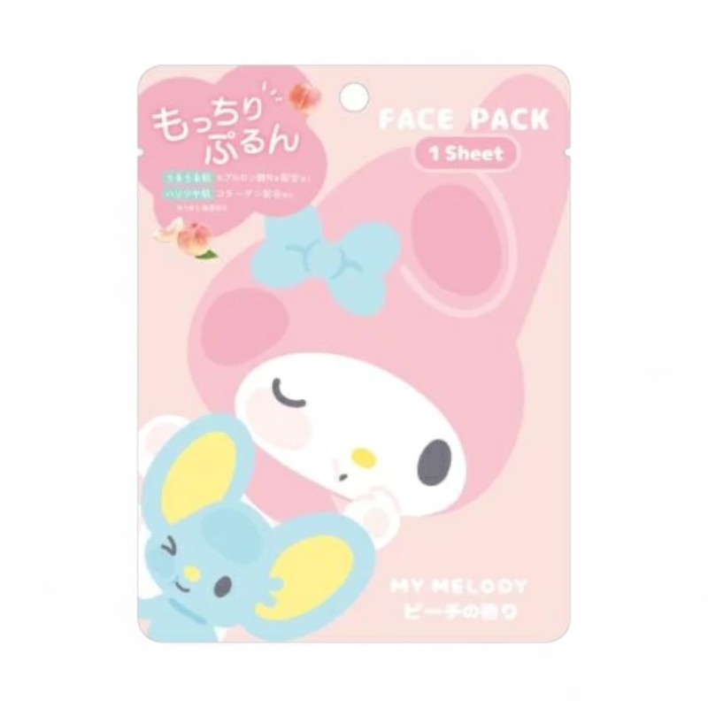 CRUX Sanrio Face Pack My Melody - Peach - 1 pc