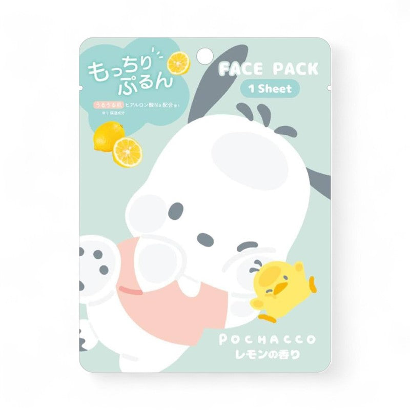 CRUX Sanrio Face Pack Pochacco - Lemon - 1 pc