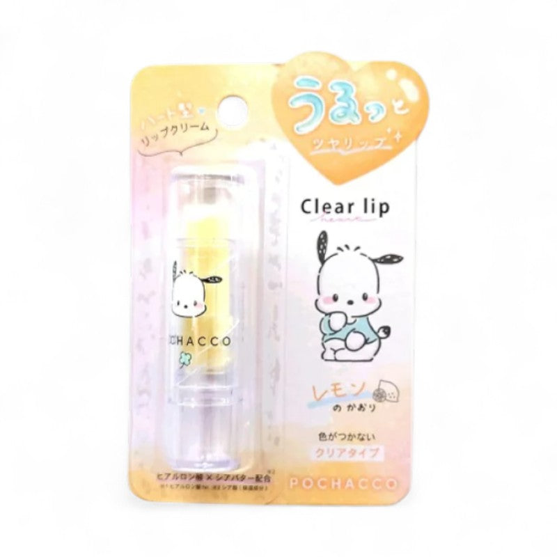 CRUX Sanrio Clear Lip Balm Pochacco - Lemon