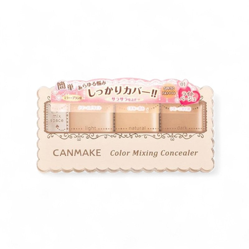 Canmake Color Mixing Concealer SPF 50+ PA++++ 01 Light Beige