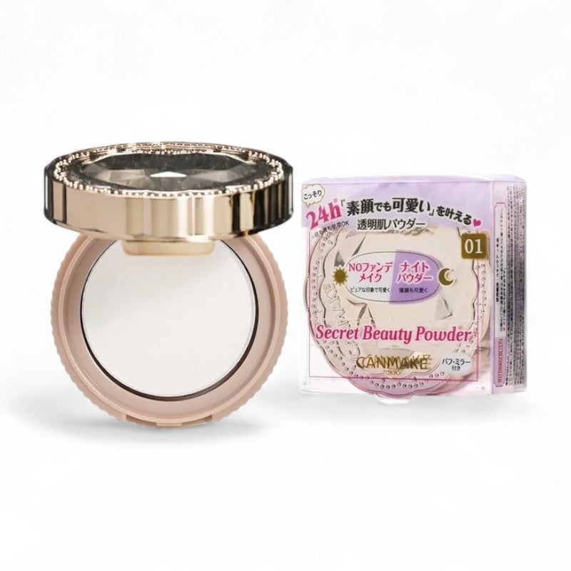 Canmake 秘密美肌蜜粉 01 透明