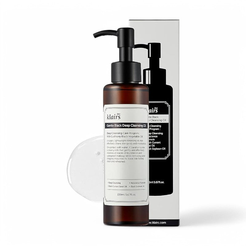Dear, Klairs Gentle Black Deep Cleansing Oil 150ml