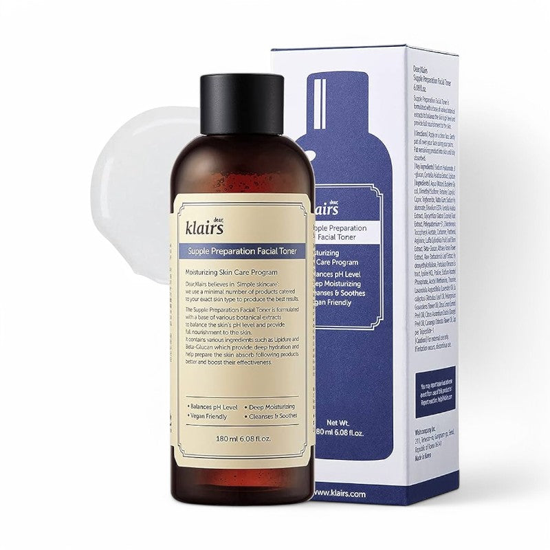 Dear, Klairs Supple Preparation Facial Toner - 2 Types Original - 180ml