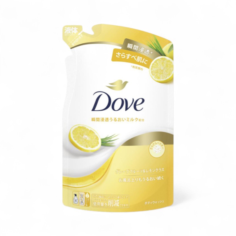 Dove Japan Moisturizing Body Wash Grapefruit & Lemongrass - 330g Refill