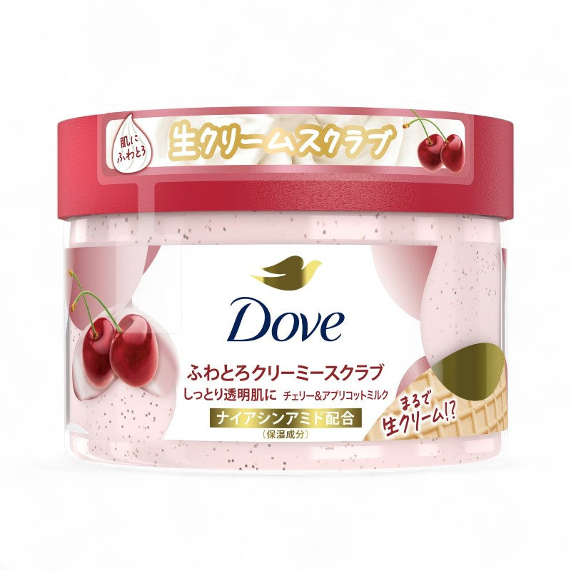 Dove Japan Exfoliating Body Polish Cherry & Apricot Milk - 298g
