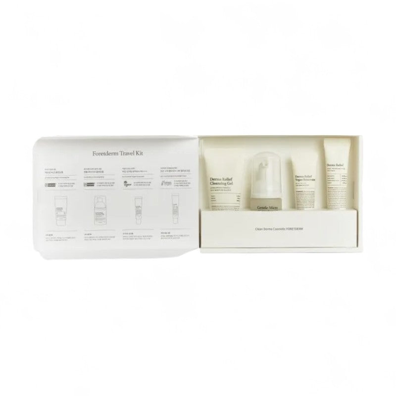 FORETDERM Derma Relief Travel Kit 4 pcs
