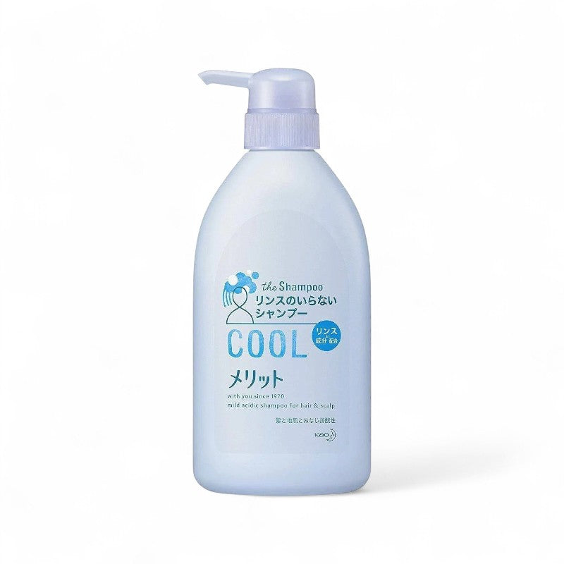 Kao Merit The Shampoo 2-In-1 Pump Cool Mint - 480ml