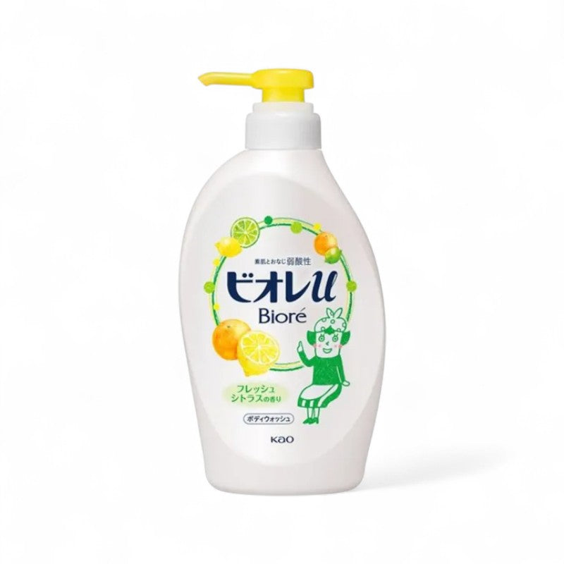 Kao Biore U Body Soap Fresh Citrus - 480ml
