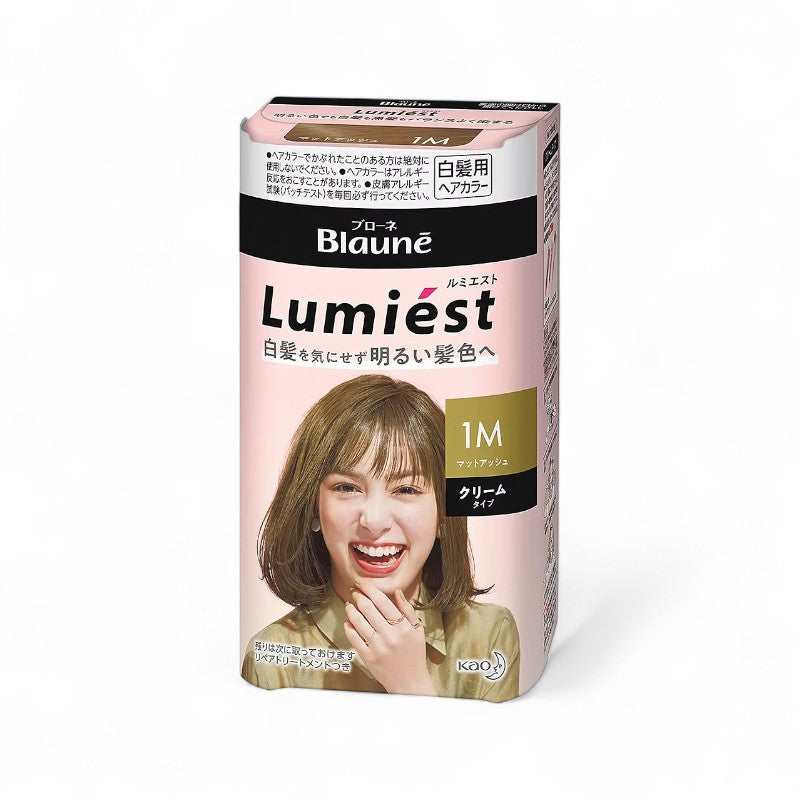 Kao Blaune Lumiest Hair Color 1M Matte Ash