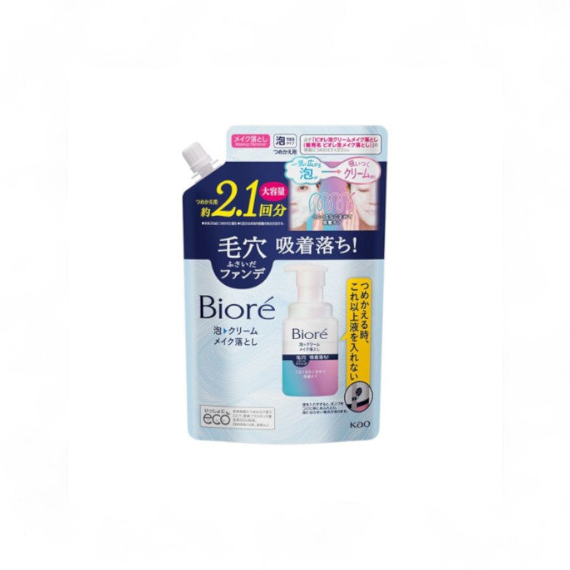 Kao Biore Makeup Remover Foam Cream 355ml Refill