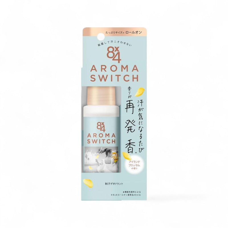 Kao 8 x 4 Aroma Switch Deodorant Antiperspirant Ball Island Blossom - 65ml