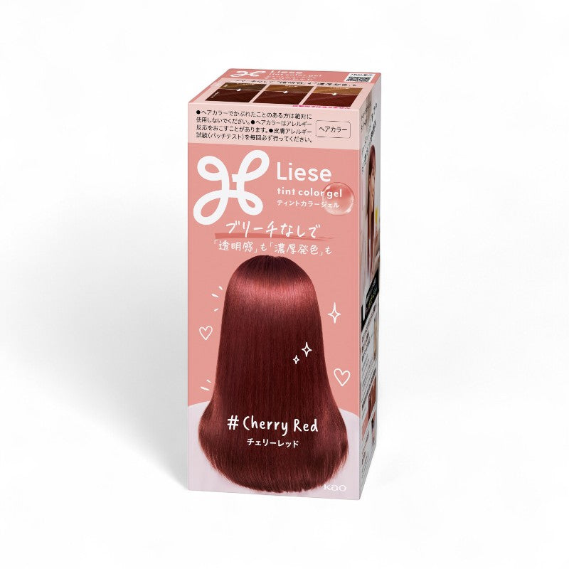 Kao Liese Tint Color Gel Hair Color Cherry Red - 191ml