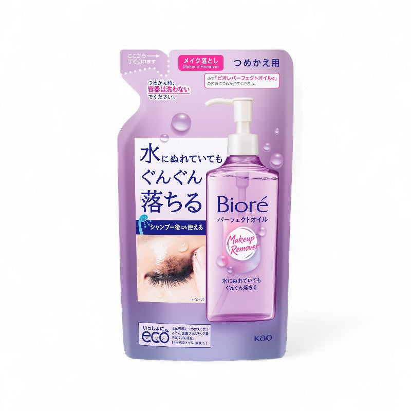 Kao Biore Makeup Remover Perfect Cleansing Oil 390ml Refill