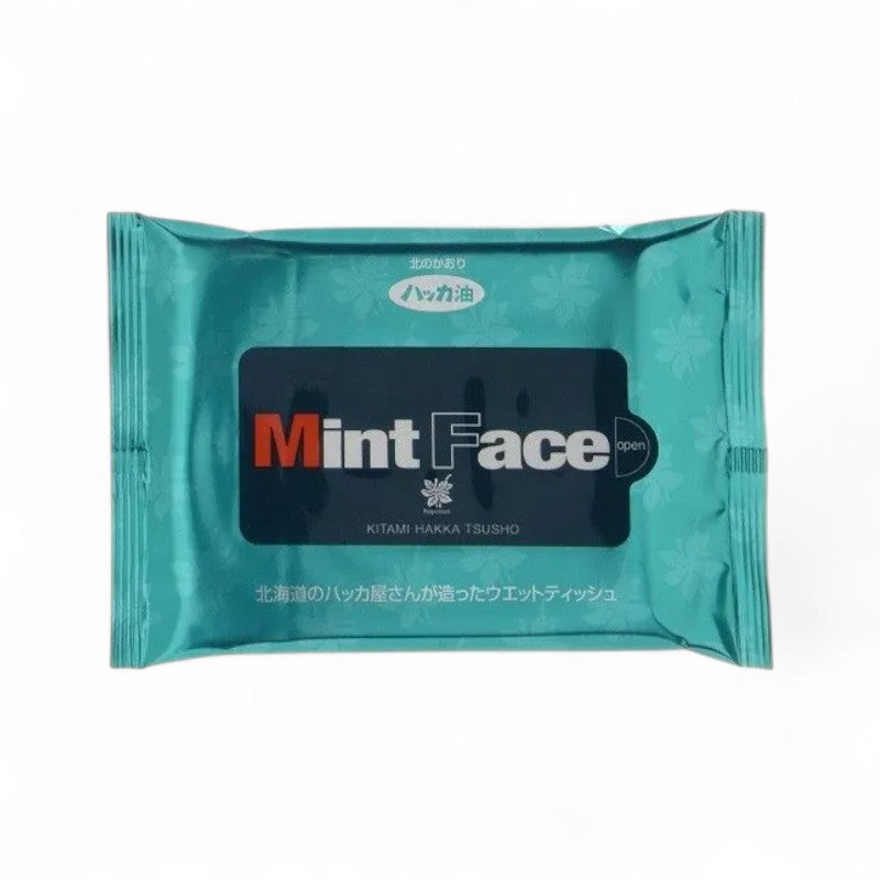 Kitami Hakka Mint Face Wet Sheet 20 pcs