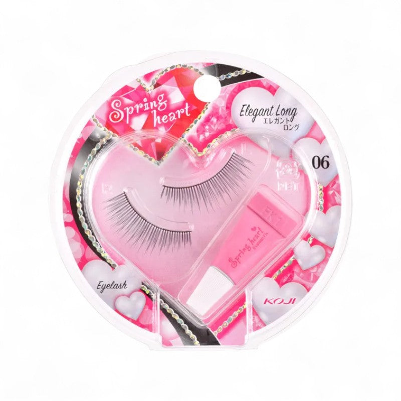 Koji Spring Heart Eyelash 06 Elegant Long - 1 pair