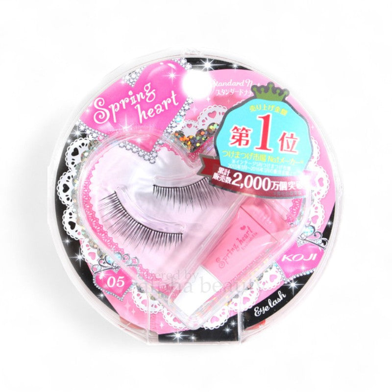 Koji Spring Heart Eyelash 05 Standard Natural - 1 pair