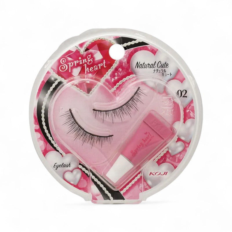 Koji Spring Heart Eyelash 02 Natural Cute - 1 pair