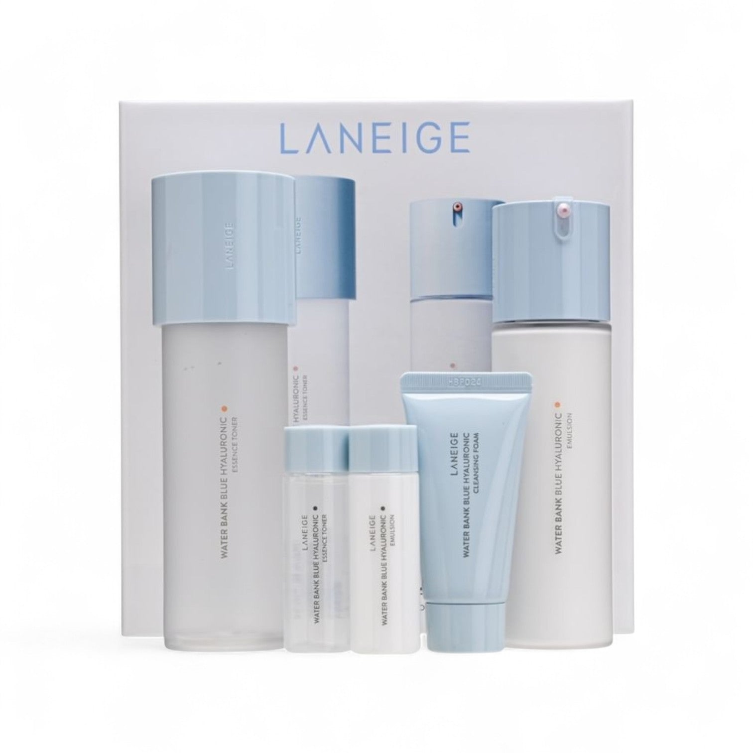 LANEIGE Water Bank Blue Hyaluronic 2-Step Essential Set - 2 Types Normal to Dry Skin