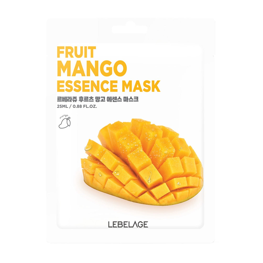LEBELAGE Fruit Essence Mask - 12 Types Mango
