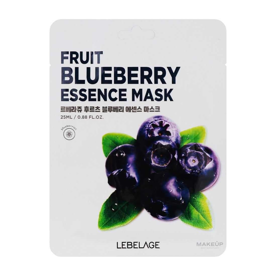 LEBELAGE Fruit Essence Mask - 12 Types Blueberry