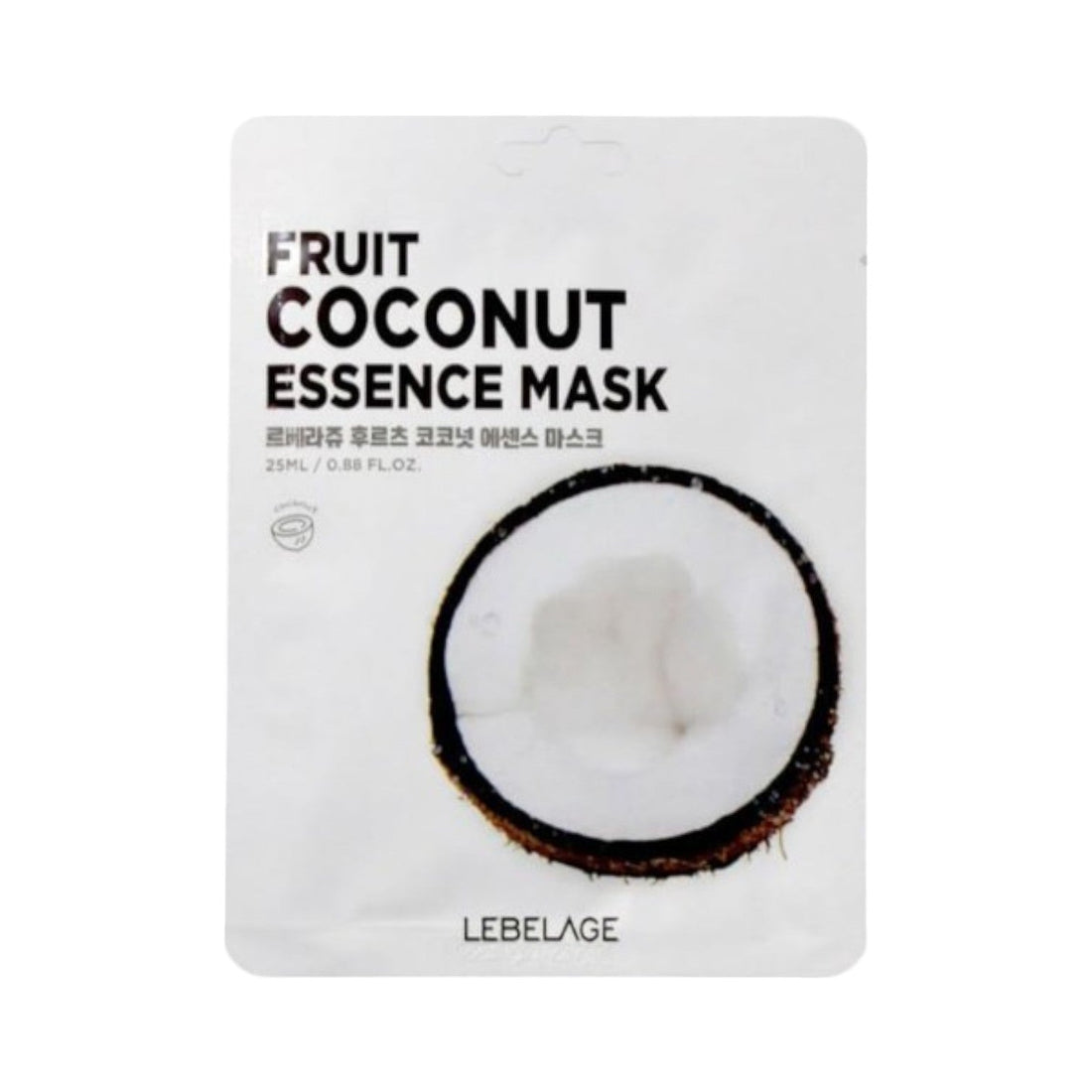 LEBELAGE Fruit Essence Mask - 12 Types Coconut