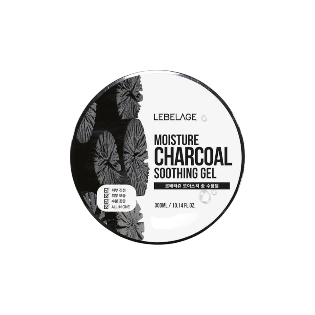 LEBELAGE Moisture Soothing Gel - 9 Types Charcoal
