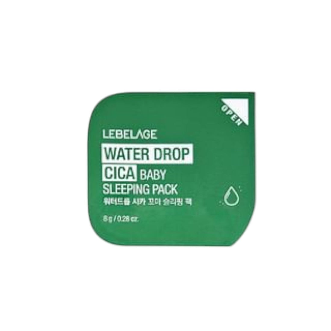 LEBELAGE Water Drop Cica Baby Sleeping Pack 8g